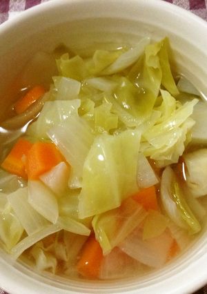 たっぷりヘルシー☆野菜ゴロゴロスープ-レシピのメイン写真