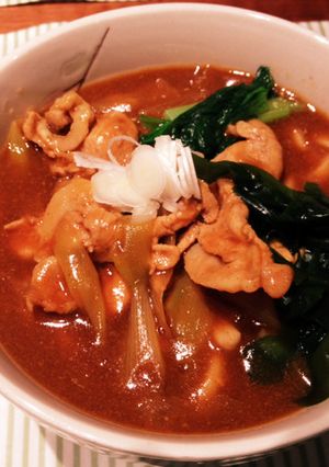 カレー南蛮うどん-レシピのメイン写真