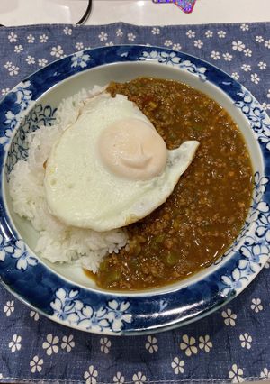 子供パクパク☆ピーマンdeキーマカレー♪-レシピのメイン写真
