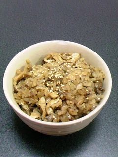 煮物の汁で炊き込みご飯♪-レシピのメイン写真