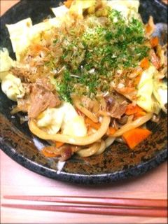 サクッと今夜は焼うどん-レシピのメイン写真