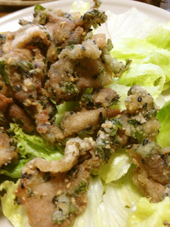 簡単☆豚コマde青しそ&ごまのまぶし揚げ-レシピのメイン写真