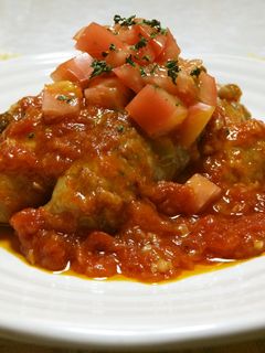 ご馳走気分♡なすの肉巻き☆トマト煮込み-レシピのメイン写真