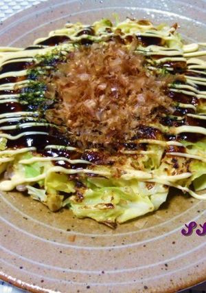 野菜たっぷりお好み焼き-レシピのメイン写真