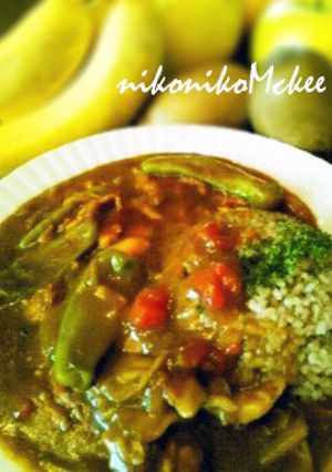 包丁いらず美味ビタミンカレー♪夏バテにも-レシピのメイン写真