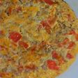 トマトと豚ひき肉のスパニッシュオムレツ