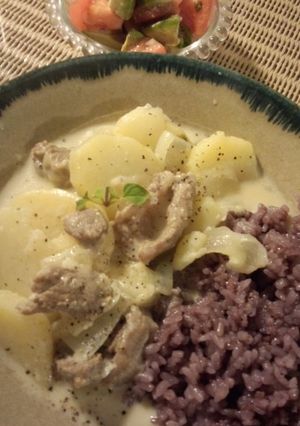 ハーブと◆ラム肉の白い煮込み◆-レシピのメイン写真
