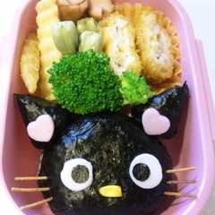 รูปของ 幼稚園お弁当*猫*キャラ弁