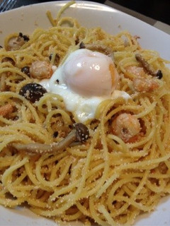 シメジと小エビの明太パスタ-レシピのメイン写真