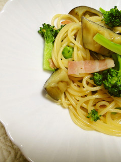 茄子とベーコン・ブロッコリーのパスタ★-レシピのメイン写真