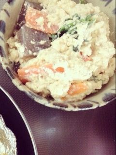 ほうれん草と人参の白和え-レシピのメイン写真