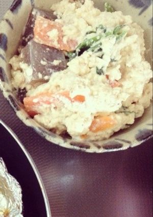ほうれん草と人参の白和え-レシピのメイン写真