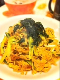 小松菜・豚肉オイスターソース炒め-レシピのメイン写真