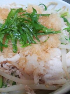 野菜たっぷり!胡麻とポン酢の簡単豚しゃぶ-レシピのメイン写真