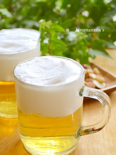 父の日に♪ビールで乾杯りんごゼリー♡-レシピのメイン写真