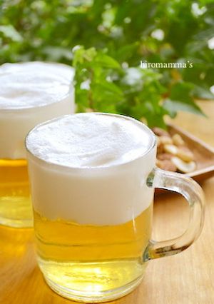 父の日に♪ビールで乾杯りんごゼリー♡-レシピのメイン写真