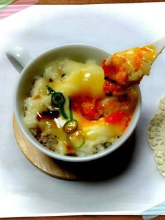 レンジで☆トロ〜リチーズの半熟卵かけご飯-レシピのメイン写真