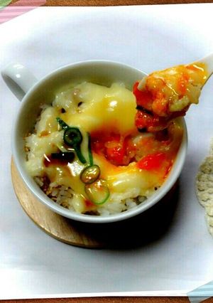 レンジで☆トロ〜リチーズの半熟卵かけご飯-レシピのメイン写真