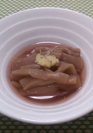＊ずいきの煮びたし＊-レシピのメイン写真