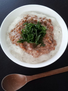 一人ランチに♪梅納豆のネバトロ丼-レシピのメイン写真