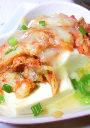 豆腐のキムチチーズ焼き-レシピのメイン写真