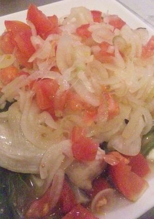 塩麹鶏蒸し◇甘酢野菜をたっぷりと-レシピのメイン写真