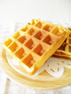 バター不使用*簡単アメリカンワッフル-レシピのメイン写真