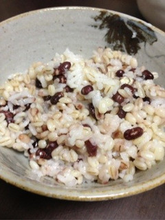 小豆麦飯-レシピのメイン写真