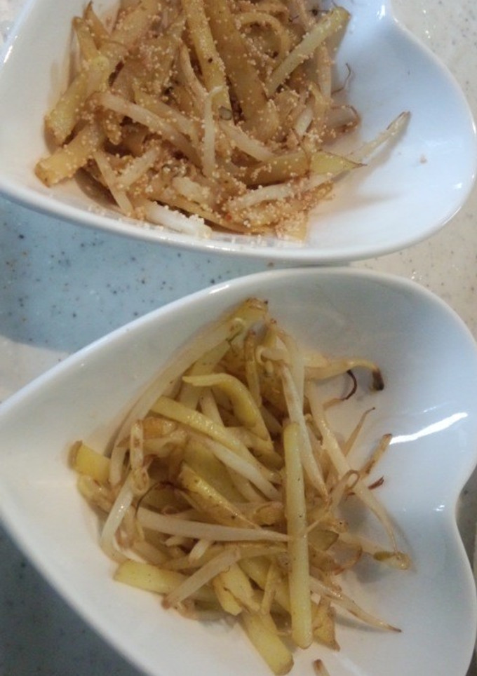 じゃがいもともやし炒め-レシピのメイン写真