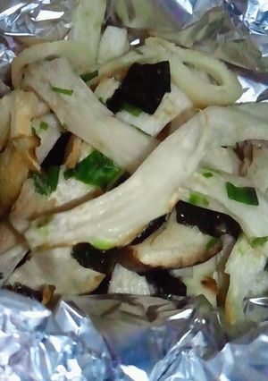 エリンギDE☆松茸ホイル焼き風☆-レシピのメイン写真