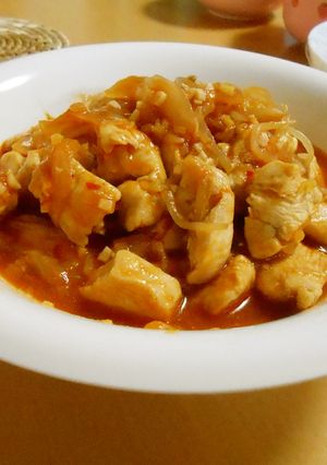 冷やしＯＫ!!鶏むね肉のチリソース煮-レシピのメイン写真
