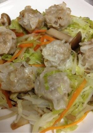 簡単！焼売＆蒸し野菜！-レシピのメイン写真
