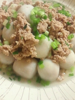 時短～冷凍の里芋を使った塩そぼろ煮-レシピのメイン写真