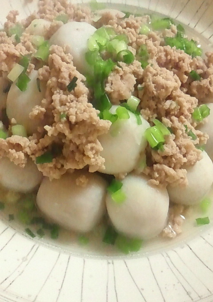 時短～冷凍の里芋を使った塩そぼろ煮-レシピのメイン写真