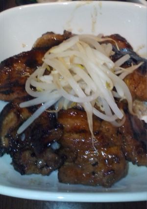 豚バラの蒲焼き丼-レシピのメイン写真