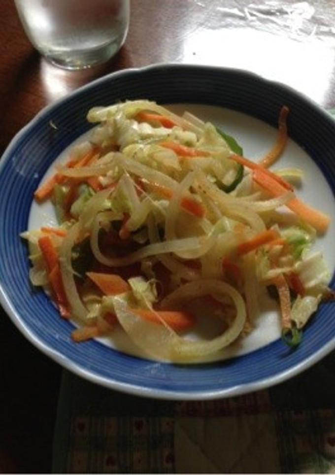 簡単お弁当に野菜炒め♪-レシピのメイン写真