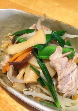 味付けメンマで野菜炒め-レシピのメイン写真