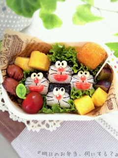 簡単!可愛い☆キャラ弁当☆ドラえもん☆-レシピのメイン写真