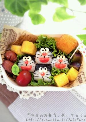 簡単！可愛い☆キャラ弁当☆ドラえもん☆-レシピのメイン写真