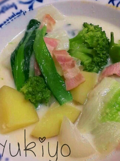 残り野菜 de ミルクスープ-レシピのメイン写真