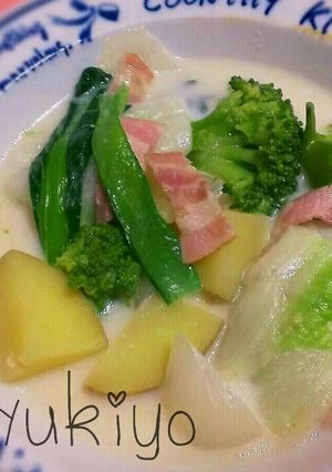 残り野菜 de ミルクスープ-レシピのメイン写真