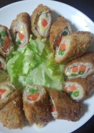 豚肉のクルクル揚げ-レシピのメイン写真