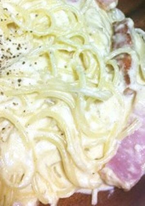 簡単ぜいたく☆カルボナーラ-レシピのメイン写真