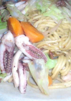 イカの塩焼きそば-レシピのメイン写真