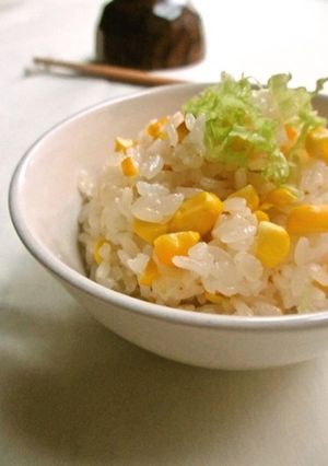 とうもろこしの炊き込みご飯…-レシピのメイン写真