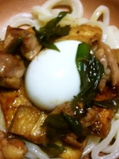 とろとろ卵☆あげネギうどん-レシピのメイン写真