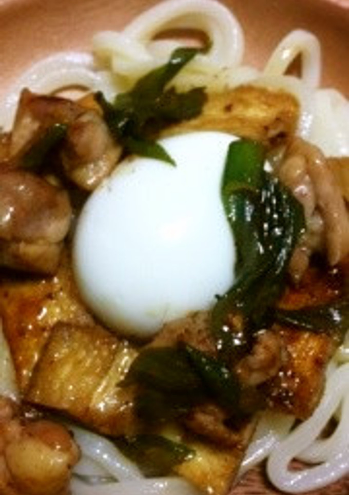 とろとろ卵☆あげネギうどん-レシピのメイン写真
