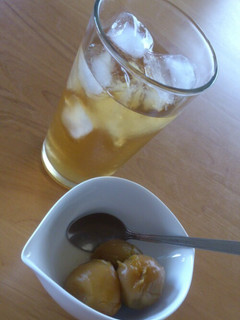 青梅で作る梅シロップ煮-レシピのメイン写真
