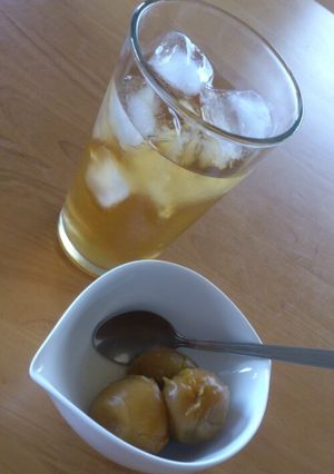 青梅で作る梅シロップ煮-レシピのメイン写真