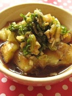 焼きナスのねぎソースかけ-レシピのメイン写真